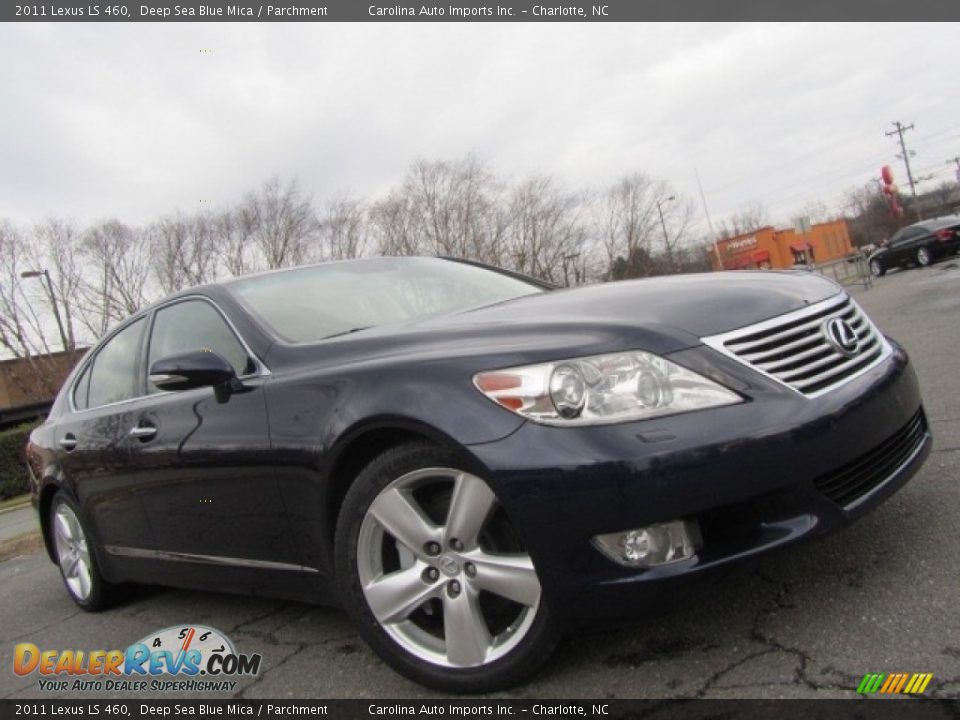 2011 Lexus LS 460 Deep Sea Blue Mica / Parchment Photo #1