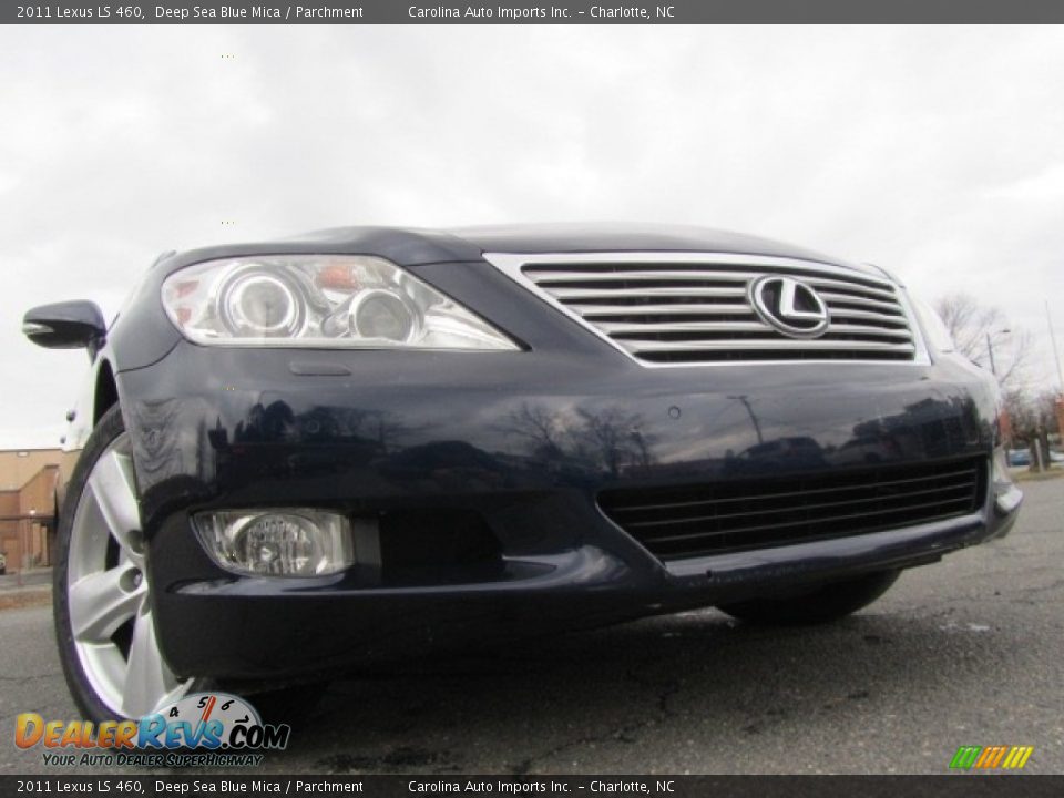 2011 Lexus LS 460 Deep Sea Blue Mica / Parchment Photo #2