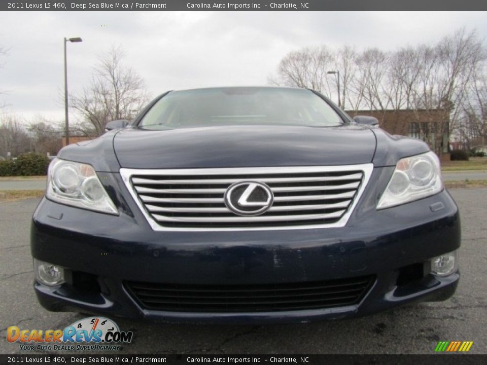 2011 Lexus LS 460 Deep Sea Blue Mica / Parchment Photo #4