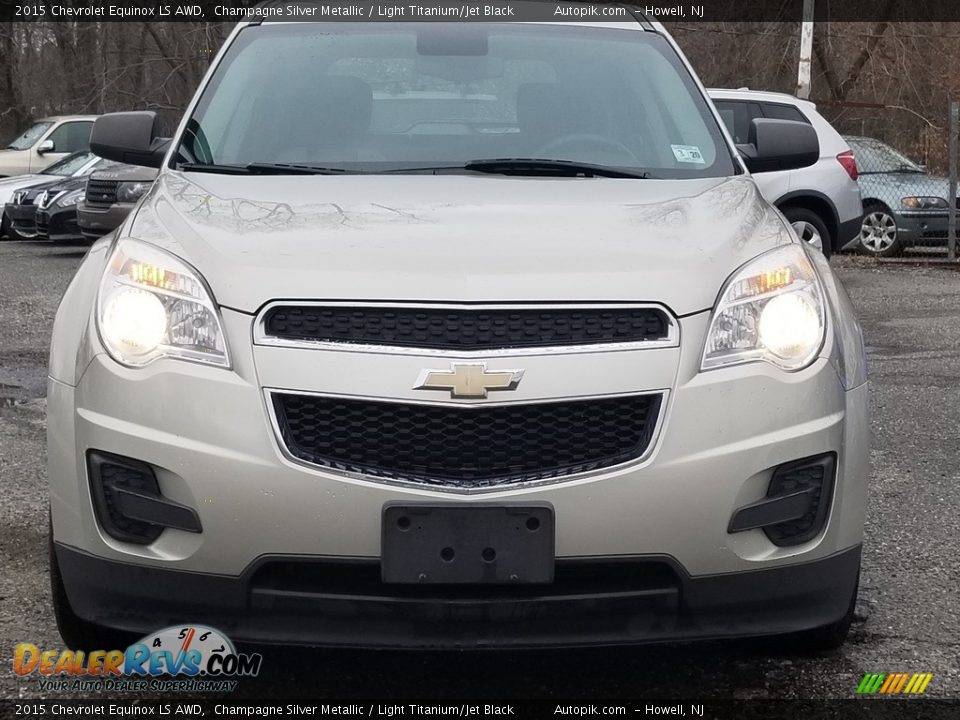 2015 Chevrolet Equinox LS AWD Champagne Silver Metallic / Light Titanium/Jet Black Photo #8