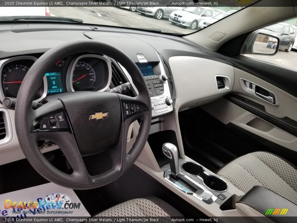 2015 Chevrolet Equinox LS AWD Champagne Silver Metallic / Light Titanium/Jet Black Photo #14