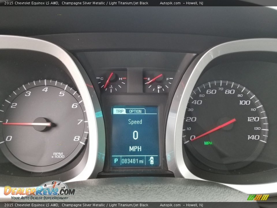 2015 Chevrolet Equinox LS AWD Champagne Silver Metallic / Light Titanium/Jet Black Photo #18