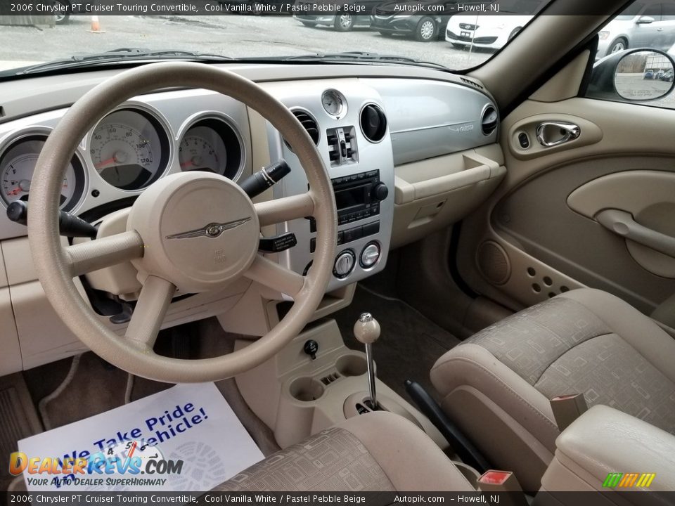 2006 Chrysler PT Cruiser Touring Convertible Cool Vanilla White / Pastel Pebble Beige Photo #11