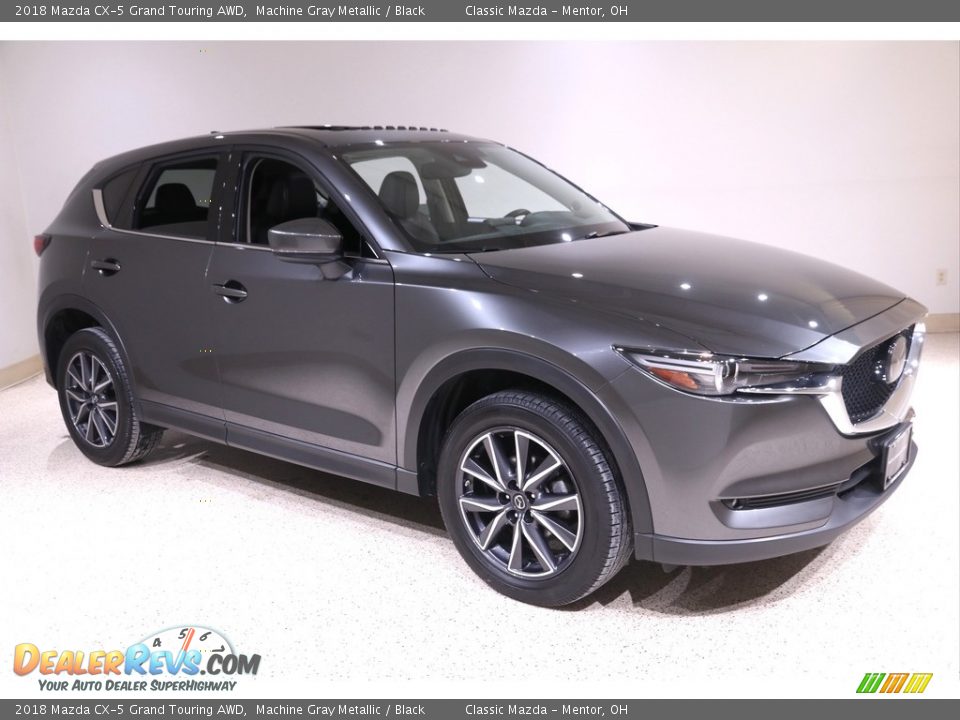 2018 Mazda CX-5 Grand Touring AWD Machine Gray Metallic / Black Photo #1