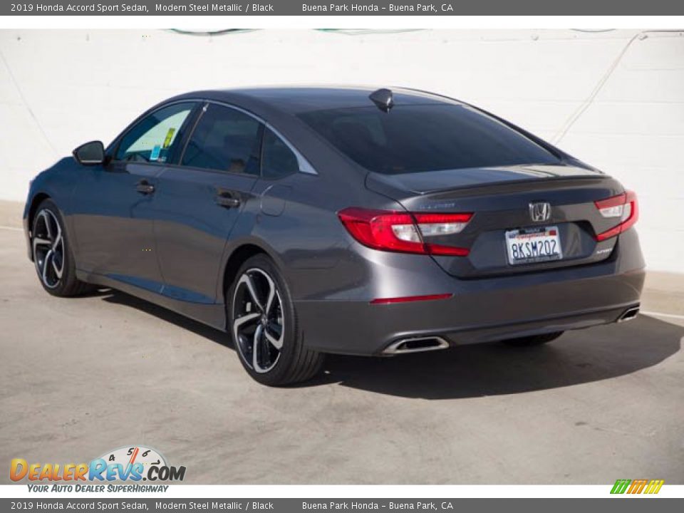 2019 Honda Accord Sport Sedan Modern Steel Metallic / Black Photo #2