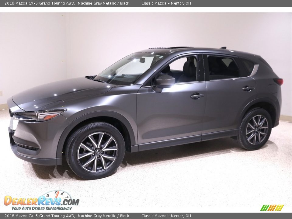 2018 Mazda CX-5 Grand Touring AWD Machine Gray Metallic / Black Photo #3