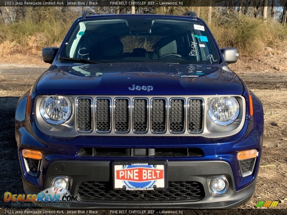 2021 Jeep Renegade Limited 4x4 Jetset Blue / Black Photo #3