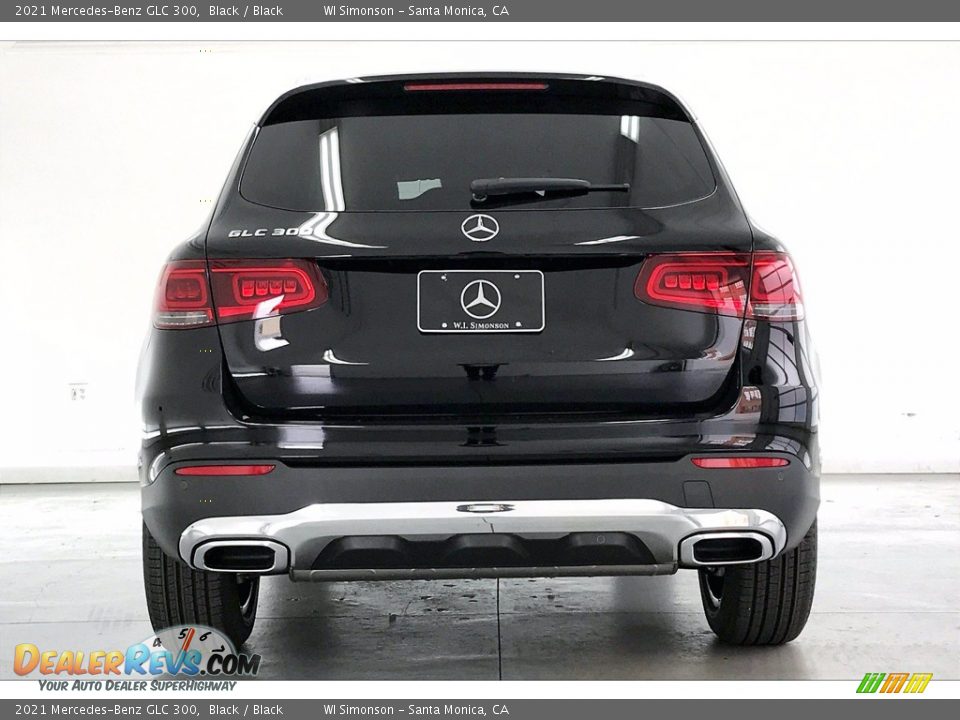 2021 Mercedes-Benz GLC 300 Black / Black Photo #3