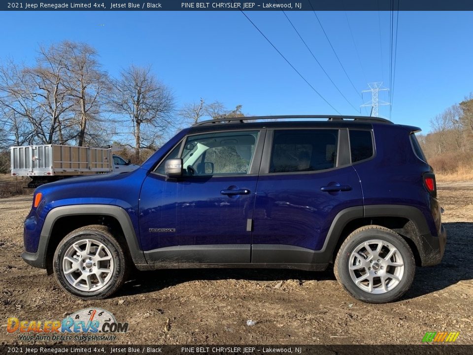 2021 Jeep Renegade Limited 4x4 Jetset Blue / Black Photo #4