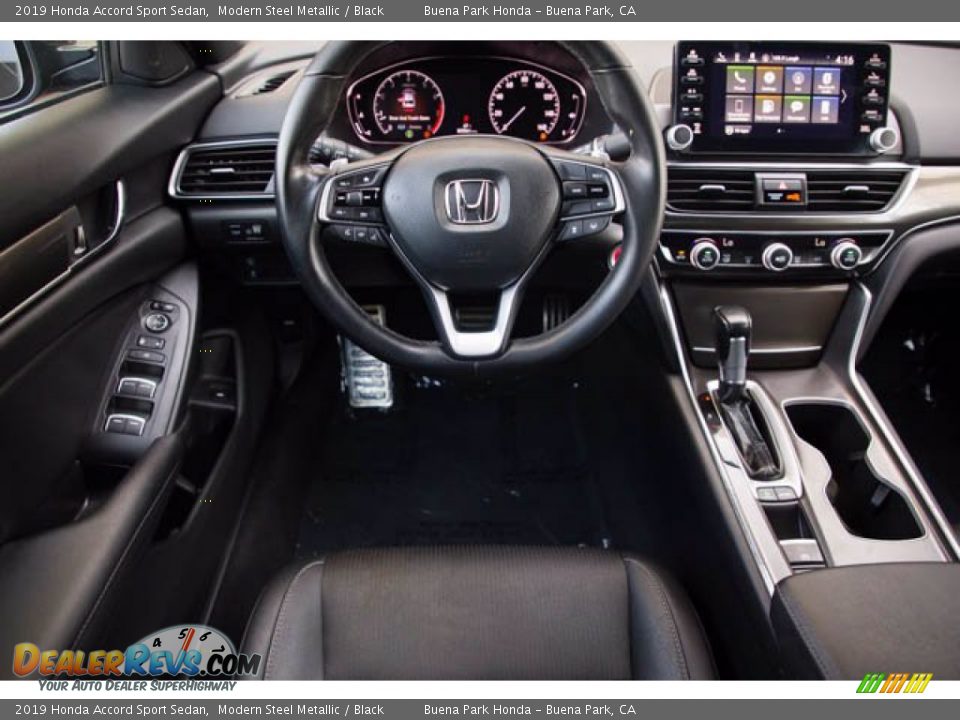 2019 Honda Accord Sport Sedan Modern Steel Metallic / Black Photo #5