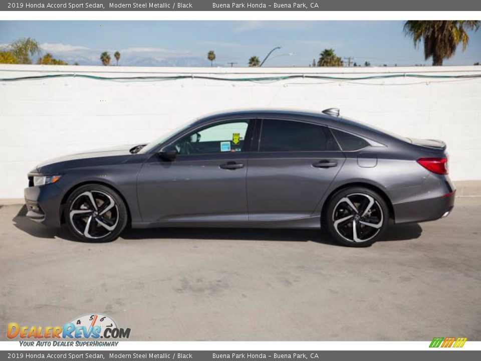 2019 Honda Accord Sport Sedan Modern Steel Metallic / Black Photo #8