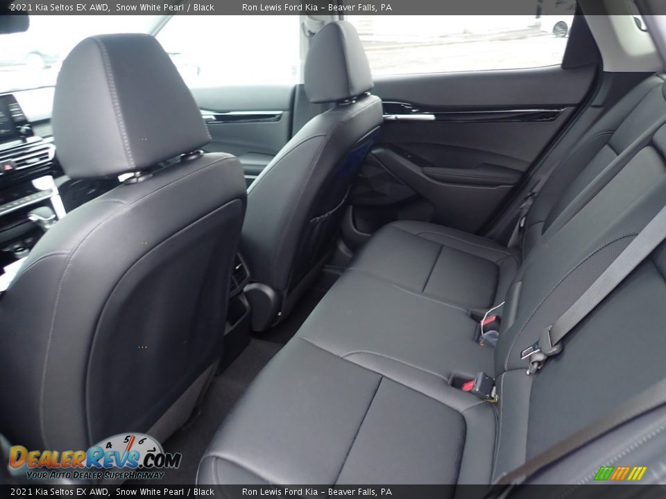 2021 Kia Seltos EX AWD Snow White Pearl / Black Photo #9