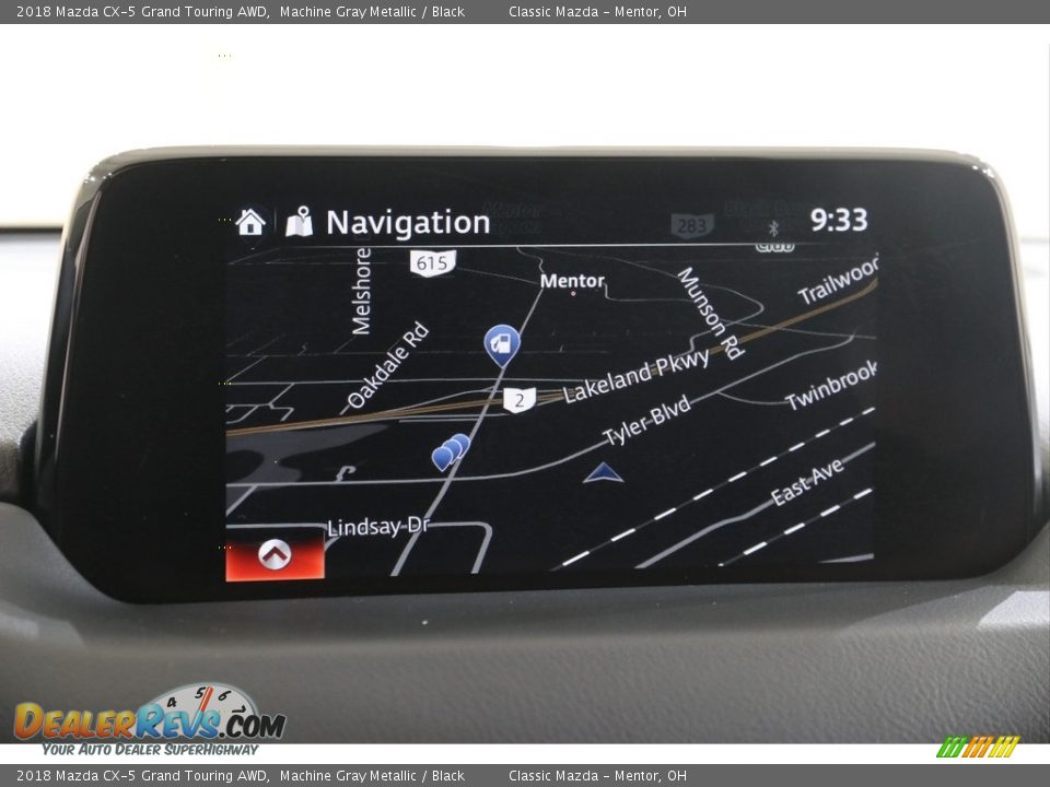 2018 Mazda CX-5 Grand Touring AWD Machine Gray Metallic / Black Photo #10