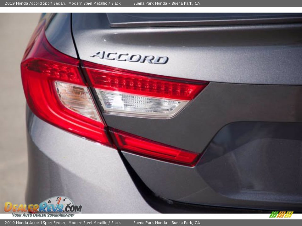 2019 Honda Accord Sport Sedan Modern Steel Metallic / Black Photo #10