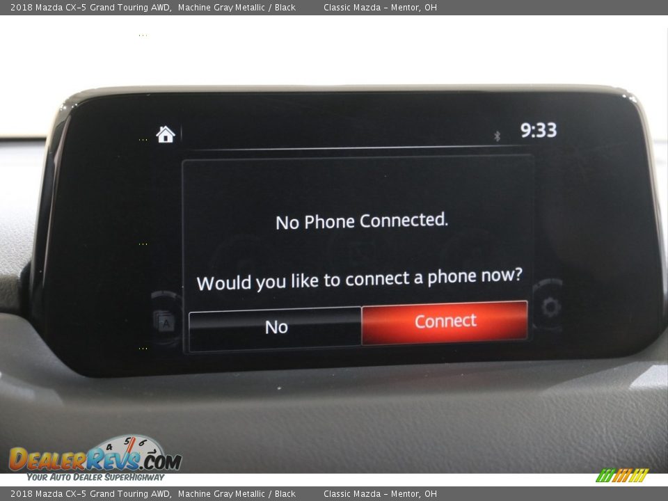 2018 Mazda CX-5 Grand Touring AWD Machine Gray Metallic / Black Photo #11