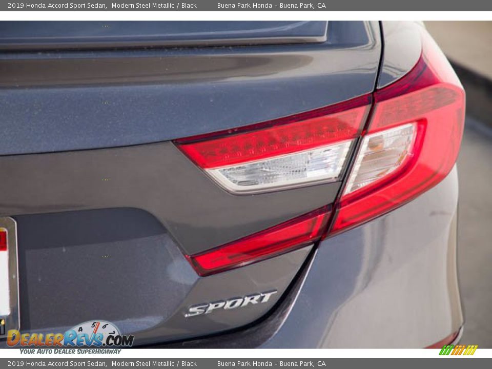 2019 Honda Accord Sport Sedan Modern Steel Metallic / Black Photo #11
