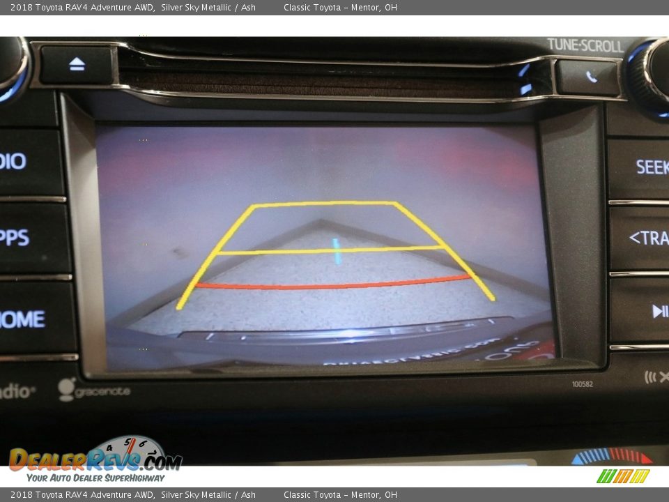 2018 Toyota RAV4 Adventure AWD Silver Sky Metallic / Ash Photo #12