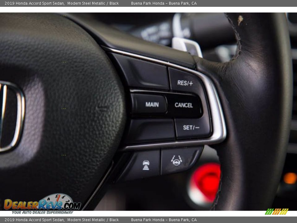 2019 Honda Accord Sport Sedan Modern Steel Metallic / Black Photo #15