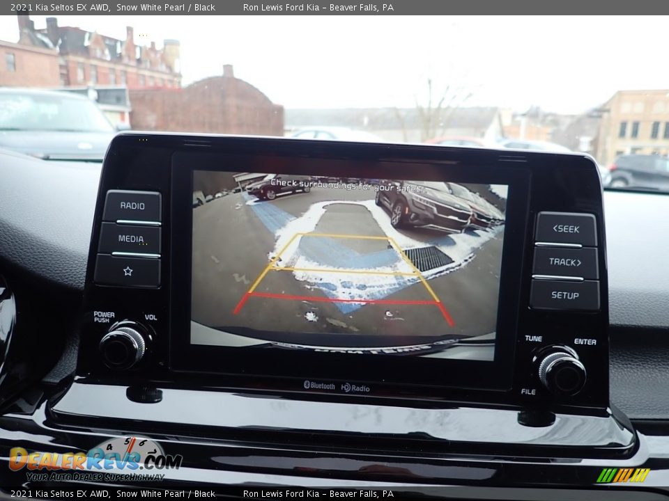 2021 Kia Seltos EX AWD Snow White Pearl / Black Photo #15
