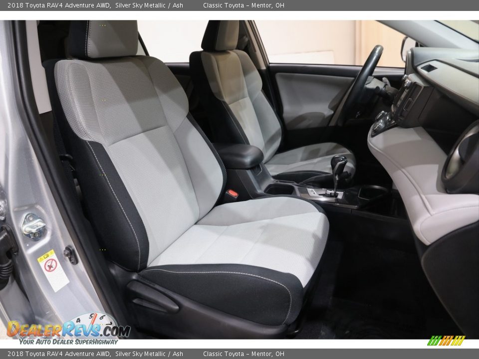 2018 Toyota RAV4 Adventure AWD Silver Sky Metallic / Ash Photo #15