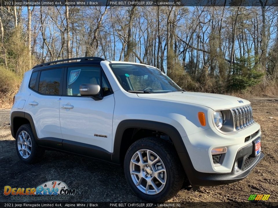 2021 Jeep Renegade Limited 4x4 Alpine White / Black Photo #1