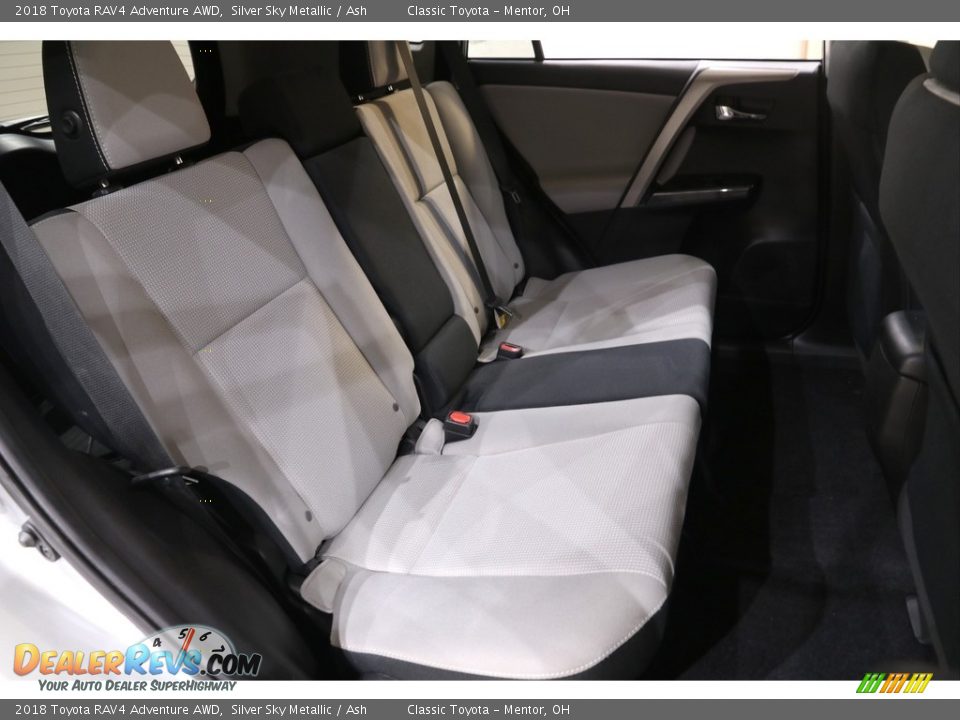2018 Toyota RAV4 Adventure AWD Silver Sky Metallic / Ash Photo #16