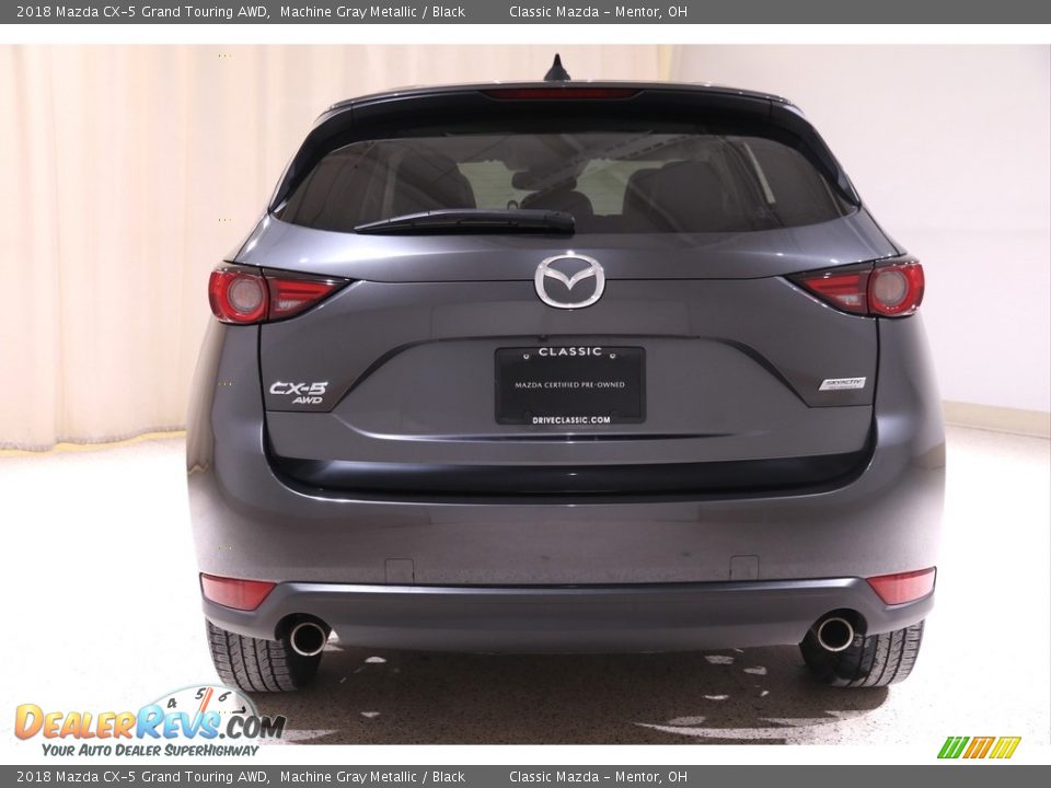 2018 Mazda CX-5 Grand Touring AWD Machine Gray Metallic / Black Photo #18