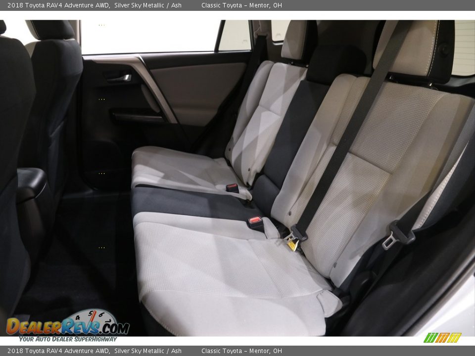 2018 Toyota RAV4 Adventure AWD Silver Sky Metallic / Ash Photo #17