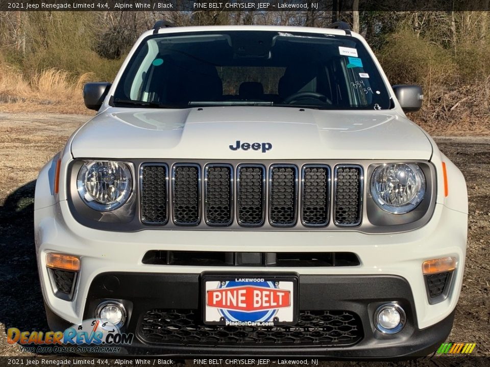 2021 Jeep Renegade Limited 4x4 Alpine White / Black Photo #3