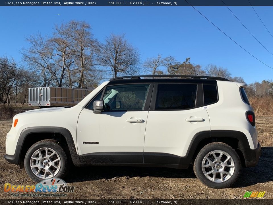 2021 Jeep Renegade Limited 4x4 Alpine White / Black Photo #4