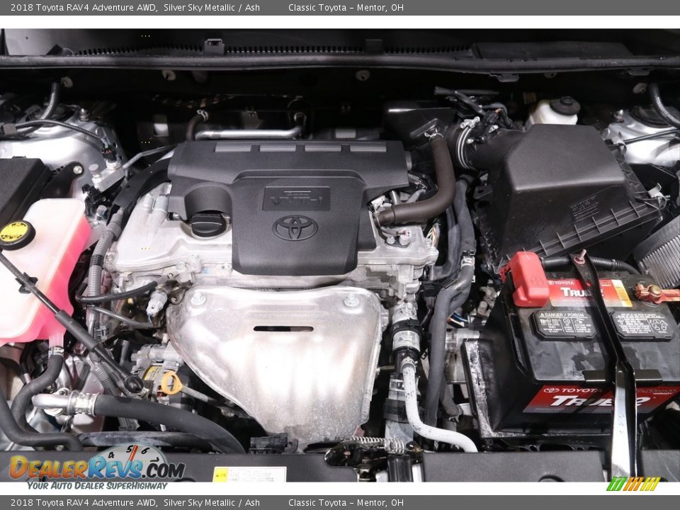 2018 Toyota RAV4 Adventure AWD Silver Sky Metallic / Ash Photo #19
