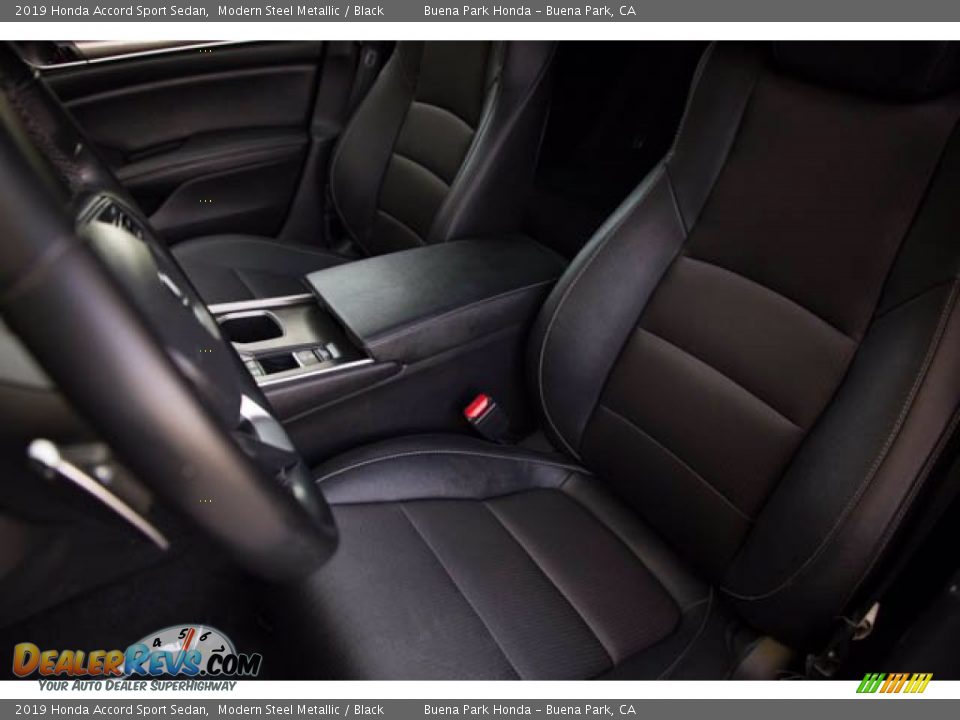 2019 Honda Accord Sport Sedan Modern Steel Metallic / Black Photo #18