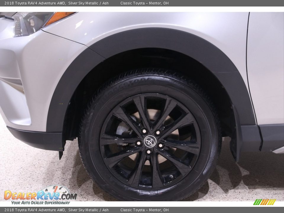 2018 Toyota RAV4 Adventure AWD Silver Sky Metallic / Ash Photo #20