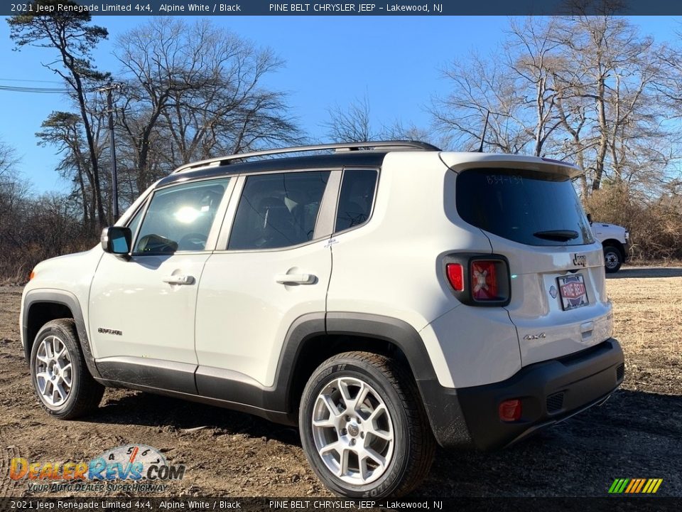 2021 Jeep Renegade Limited 4x4 Alpine White / Black Photo #6