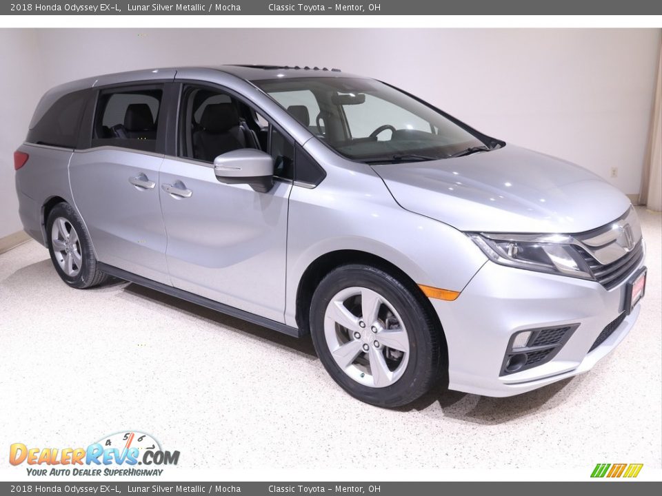 2018 Honda Odyssey EX-L Lunar Silver Metallic / Mocha Photo #1