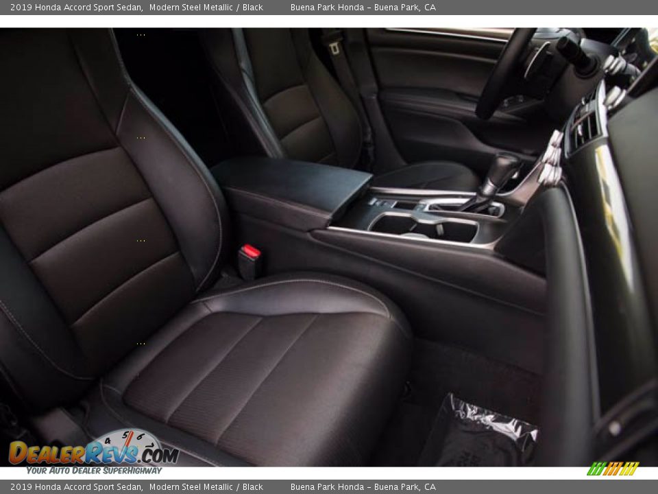 2019 Honda Accord Sport Sedan Modern Steel Metallic / Black Photo #24