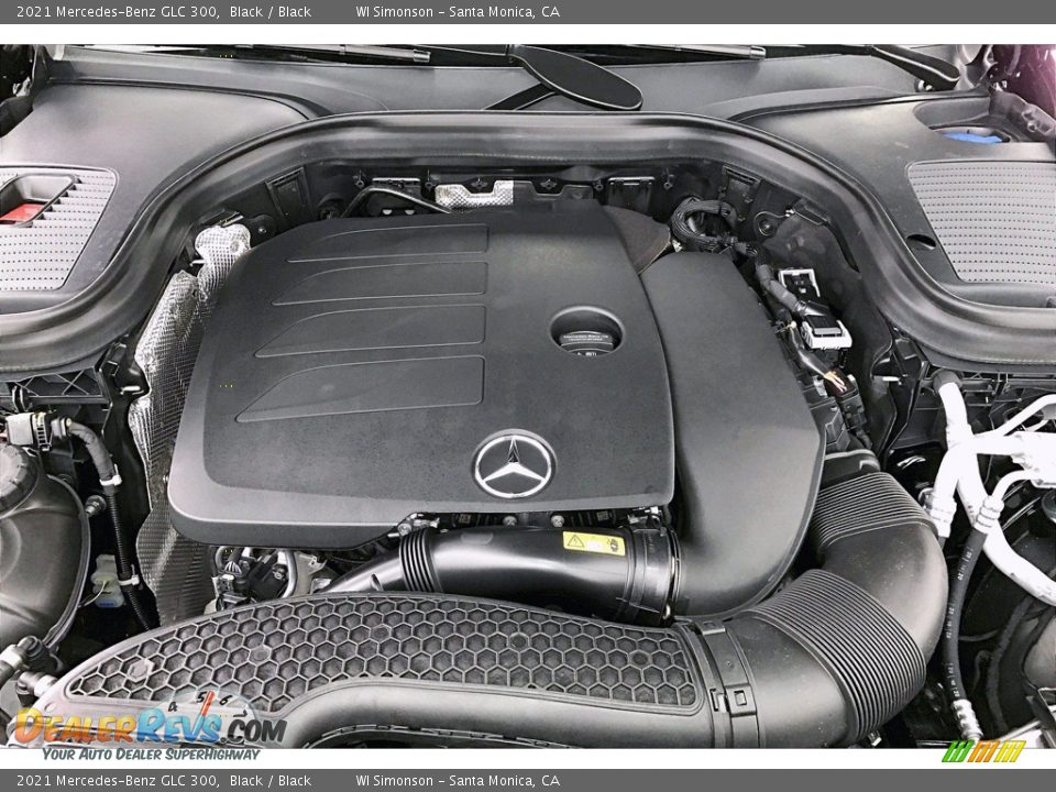 2021 Mercedes-Benz GLC 300 Black / Black Photo #8