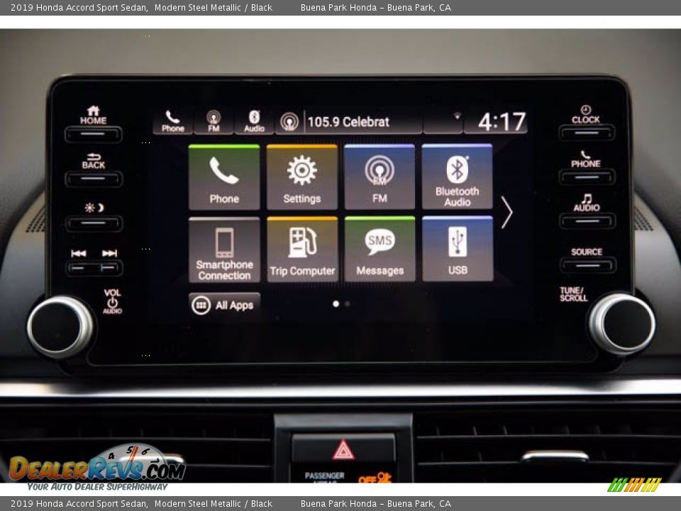 2019 Honda Accord Sport Sedan Modern Steel Metallic / Black Photo #25