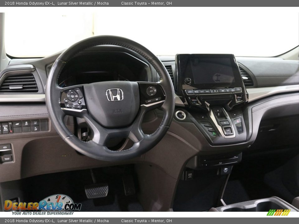 2018 Honda Odyssey EX-L Lunar Silver Metallic / Mocha Photo #6