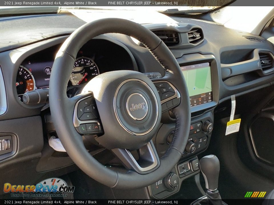 2021 Jeep Renegade Limited 4x4 Alpine White / Black Photo #12