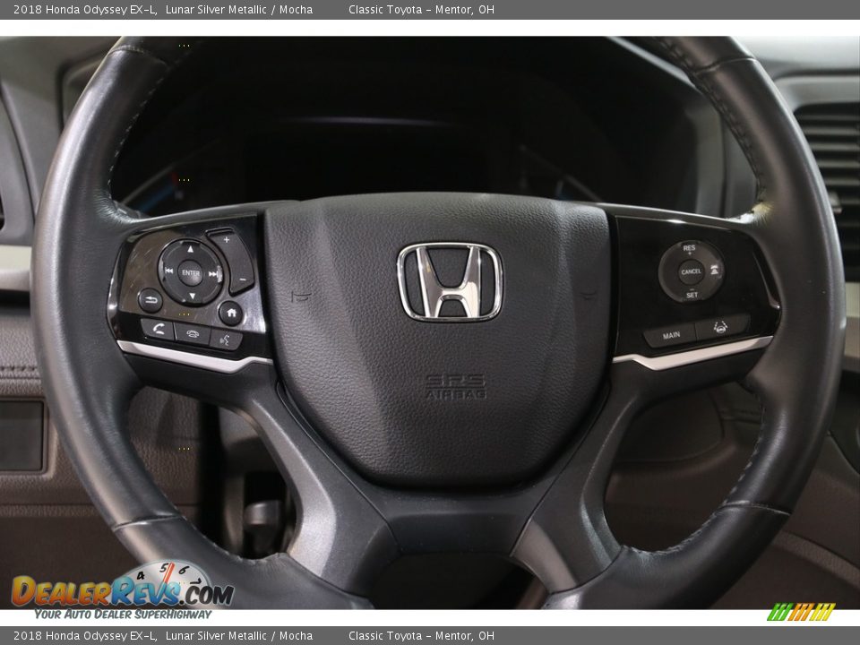 2018 Honda Odyssey EX-L Lunar Silver Metallic / Mocha Photo #7