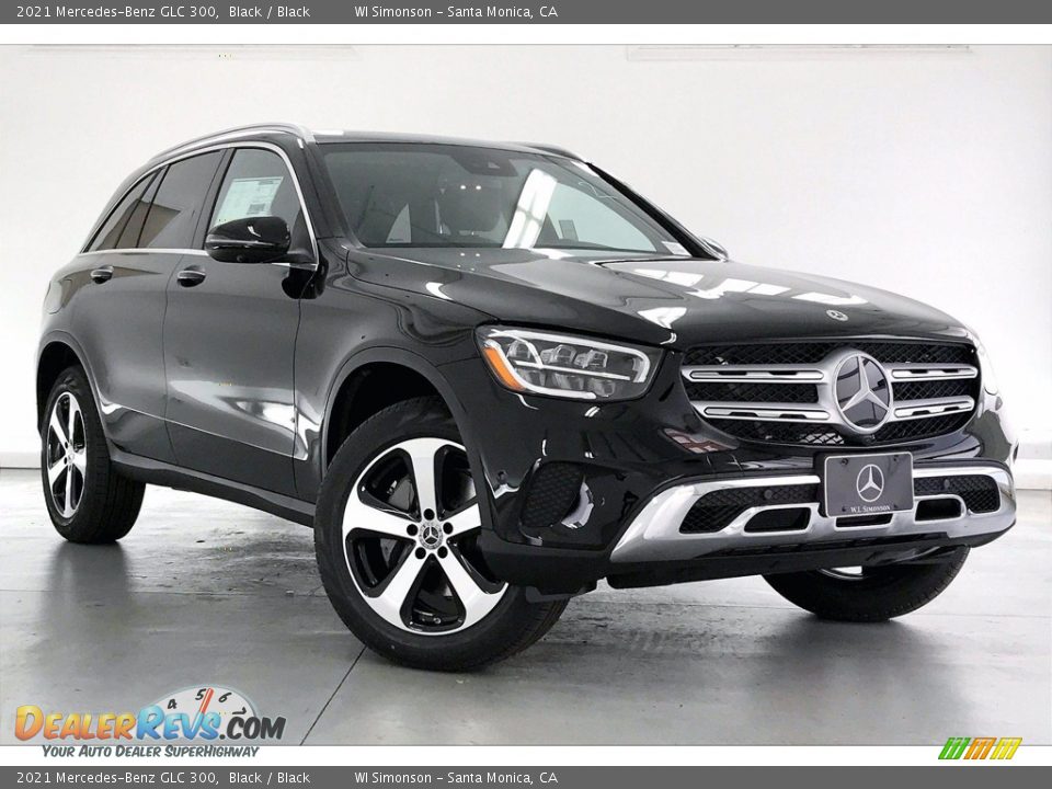 2021 Mercedes-Benz GLC 300 Black / Black Photo #12