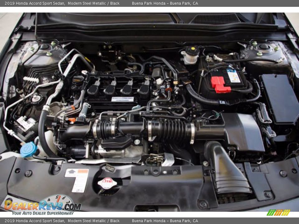2019 Honda Accord Sport Sedan Modern Steel Metallic / Black Photo #33