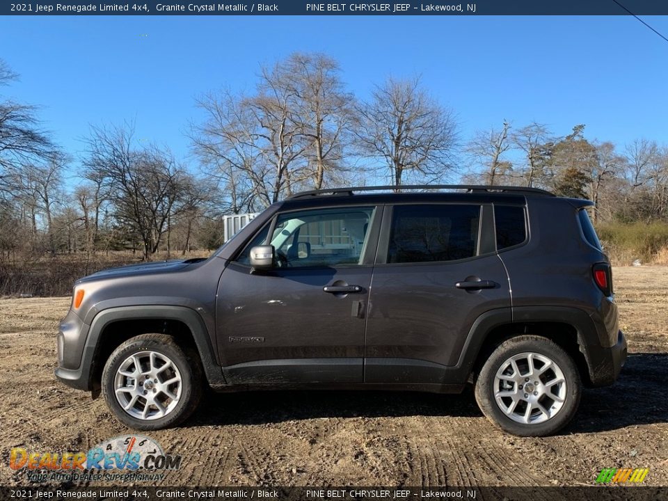 2021 Jeep Renegade Limited 4x4 Granite Crystal Metallic / Black Photo #4