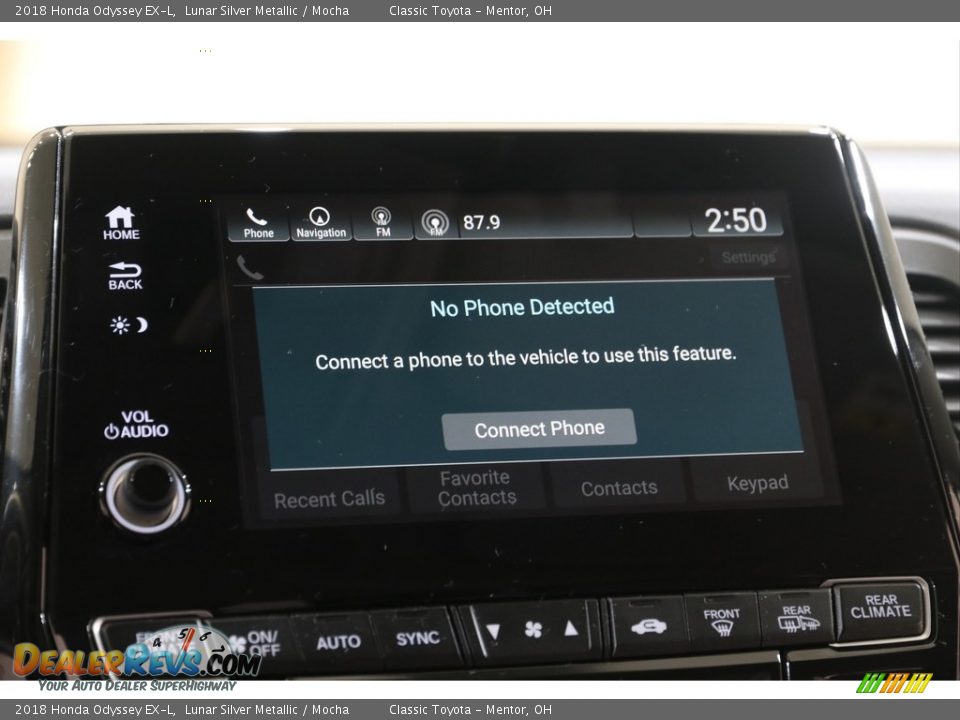 2018 Honda Odyssey EX-L Lunar Silver Metallic / Mocha Photo #14