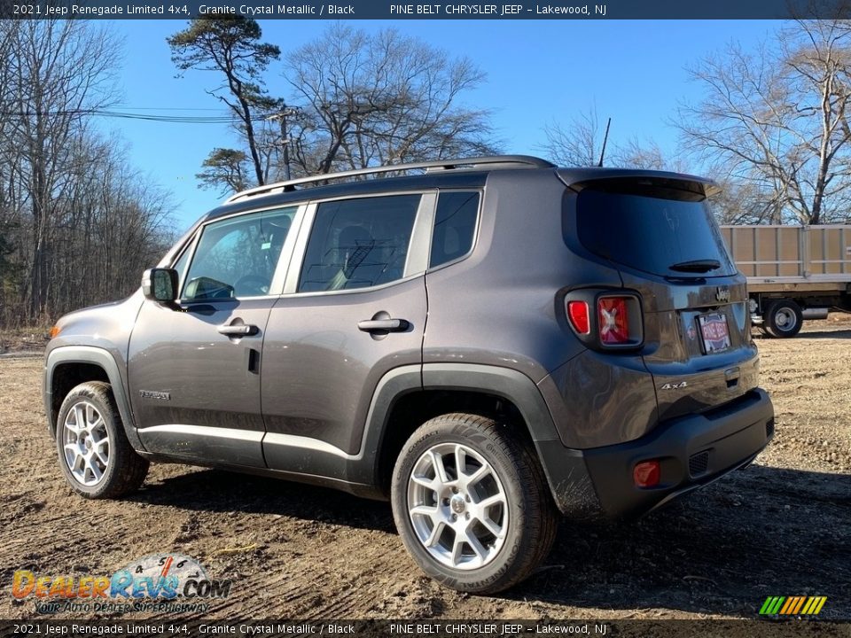 2021 Jeep Renegade Limited 4x4 Granite Crystal Metallic / Black Photo #6