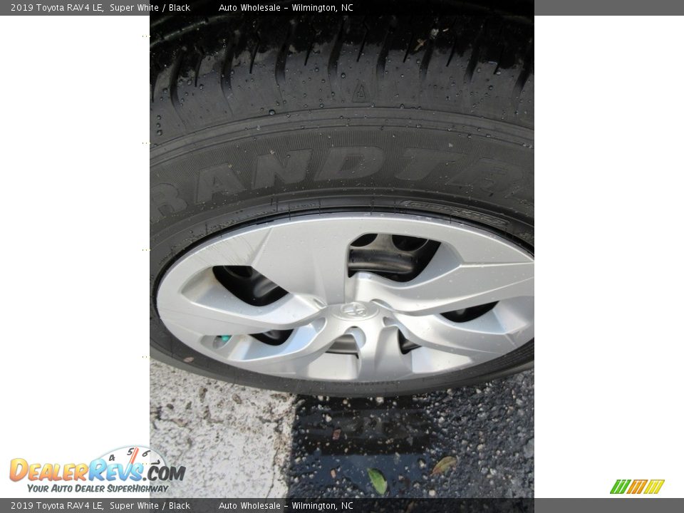 2019 Toyota RAV4 LE Super White / Black Photo #9