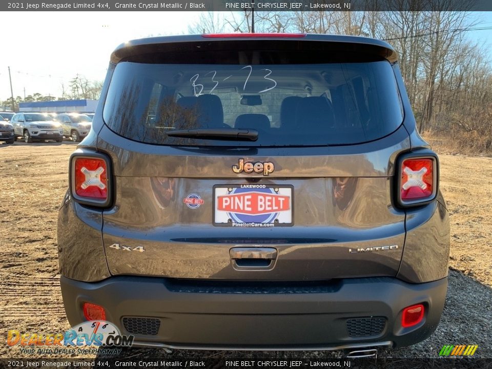 2021 Jeep Renegade Limited 4x4 Granite Crystal Metallic / Black Photo #7