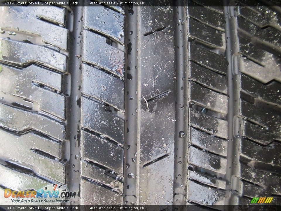 2019 Toyota RAV4 LE Super White / Black Photo #10
