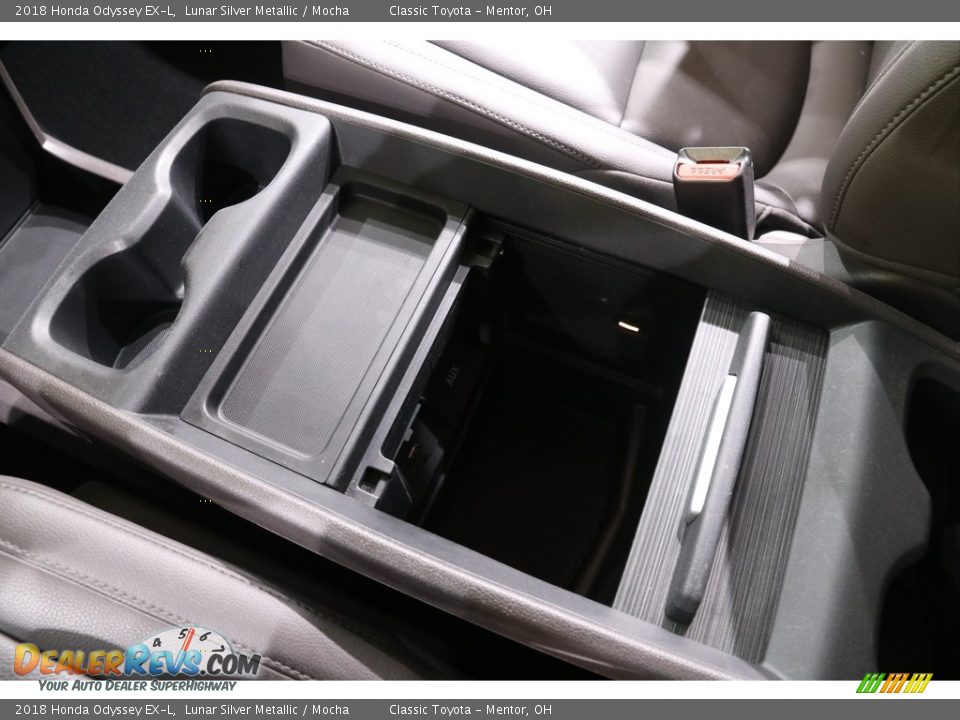 2018 Honda Odyssey EX-L Lunar Silver Metallic / Mocha Photo #19